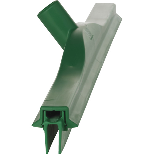 Double Blade Ultra Hygiene Squeegee, 24", Green Trail Hammer and Bolt