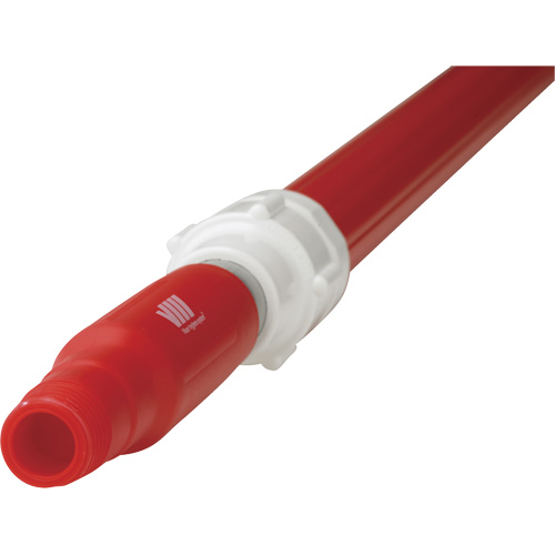 Manche de brosse pour plateforme, Brosse/Support &agrave; tampon, Rouge, T&eacute;lescopique, 62"-113" lo Trail Hammer and Bolt