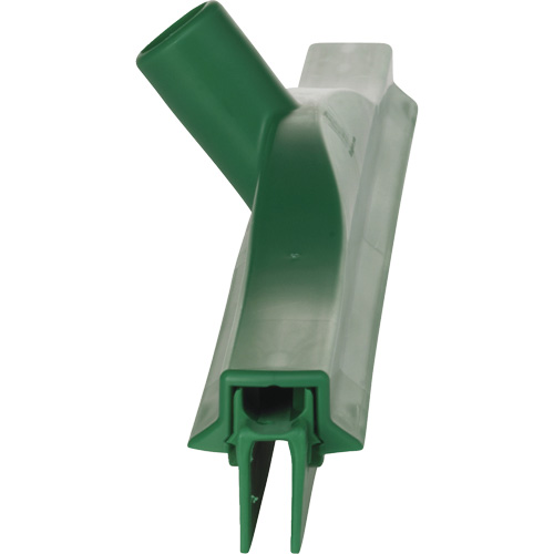 Double Blade Ultra Hygiene Squeegee, 20", Green Trail Hammer and Bolt