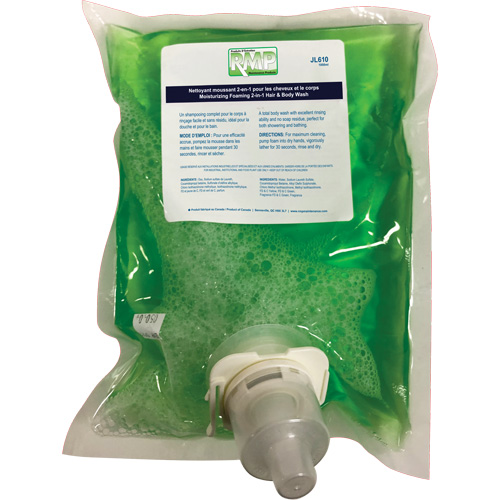 Savon hydratant pour le corps et les cheveux, 1 L, Pomme verte, Sac-cartouche Trail Hammer and Bolt