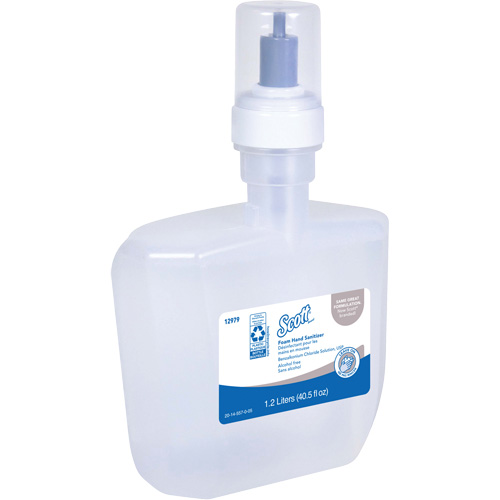 D&eacute;sinfectant en mousse sans alcool pour les mains Essential de Scott, 1200 ml, Cartouche de recharge, 0% alcool Trail Hammer and Bolt