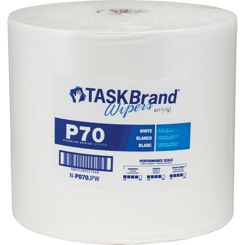 Chiffons de premi&egrave;re qualit&eacute; P70 TaskBrand, Robuste, 13" lo x 12" la Trail Hammer and Bolt