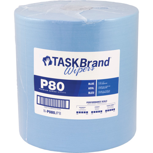 Chiffons de premi&egrave;re qualit&eacute; P80 TaskBrand, Robuste, 13" lo x 12" la Trail Hammer and Bolt