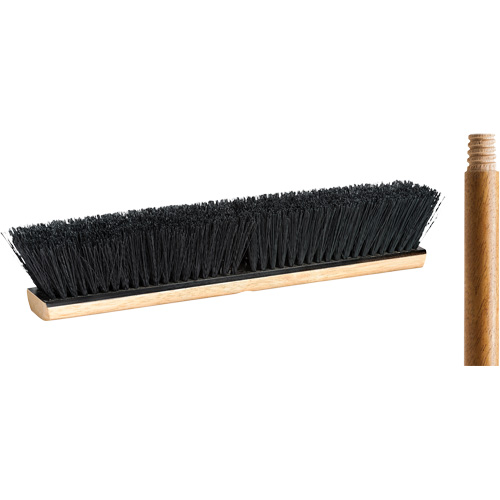 Balai-brosse avec manche, 18", Moyen, Soies Tampico Trail Hammer and Bolt