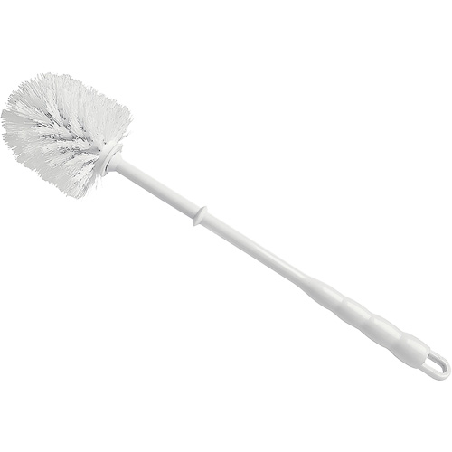 Brosse &agrave; cuvettes, 15-1/2" l, Soies Polypropyl&egrave;ne, Rouge/Blanc Trail Hammer and Bolt