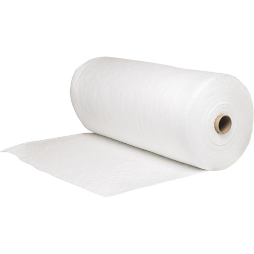 Petroleum Sorbent Pad, Heavyweight, 131.234' L x 38" W, 78.6 gal. Absorbancy Trail Hammer and Bolt
