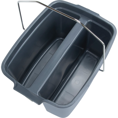 Seau double, Capacit&eacute; de 4,75 gal. US (19 pintes), Gris Trail Hammer and Bolt