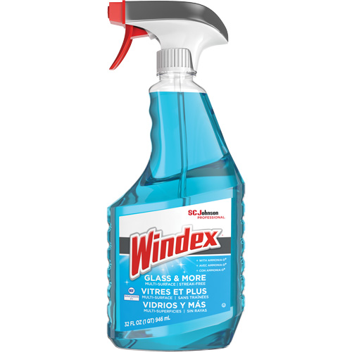 Nettoyant pour verre Windex avec Ammonia-D, 32 oz liq., Bouteille &agrave; g&acirc;chette Trail Hammer and Bolt
