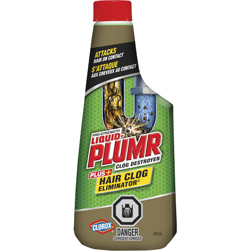 Produit d&eacute;bouchant pour bouchons de cheveux Liquid-Plumr Trail Hammer and Bolt