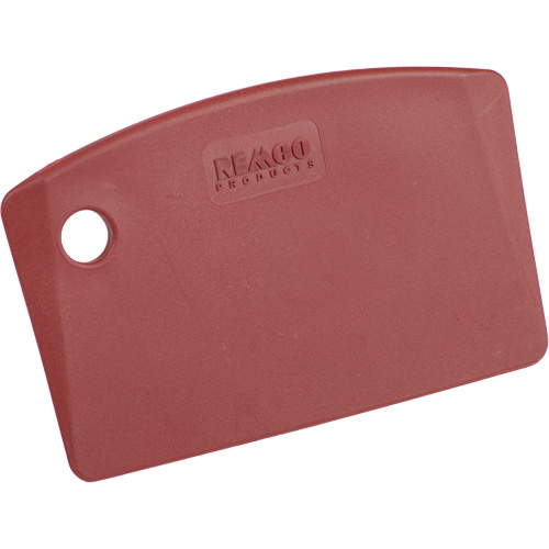 Metal Detectable Mini Bench Scraper, Red, 5-1/4" W x 3-2/5" L Trail Hammer and Bolt