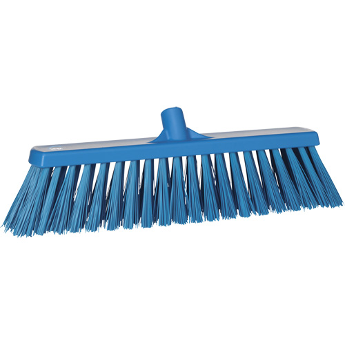 Balai-brosse robuste, Crins Ferme, 20", Polyester, Bleu Trail Hammer and Bolt