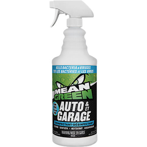 D&eacute;sinfectant pour lautomobile et le garage Mean Green, 1,18 L, Bouteille &agrave; g&acirc;chette Trail Hammer and Bolt