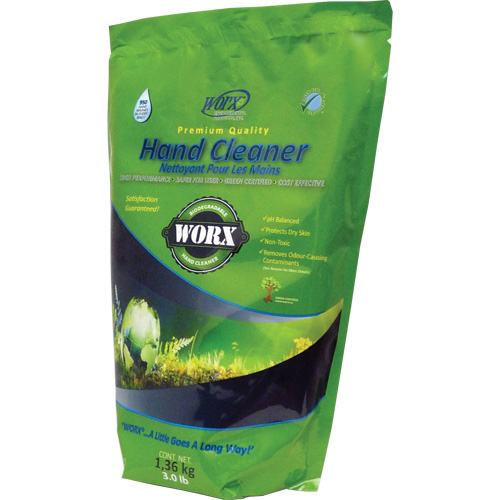 Nettoyant pour les mains biod&eacute;gradable, Poudre, 3 lb, Recharge, Parfum&eacute; Trail Hammer and Bolt