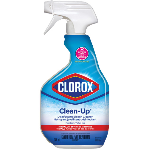 Clean-Up&reg; Disinfecting Bleach Cleaner Spray, 946 ml, Trigger Bottle Trail Hammer and Bolt