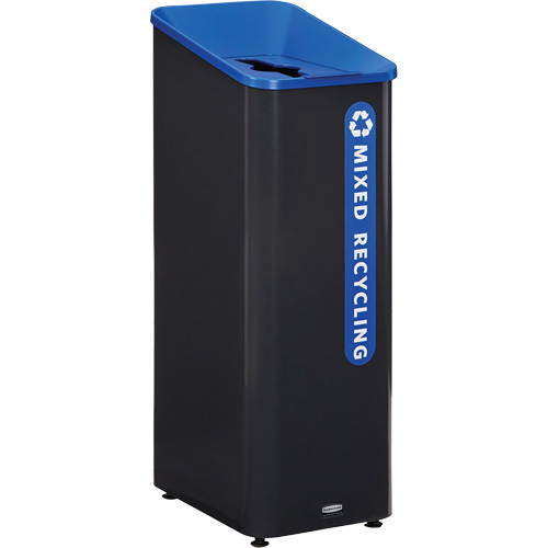 Sustain Mixed Recycling Container, Bulk, Plastic, 15 US gal. Trail Hammer and Bolt