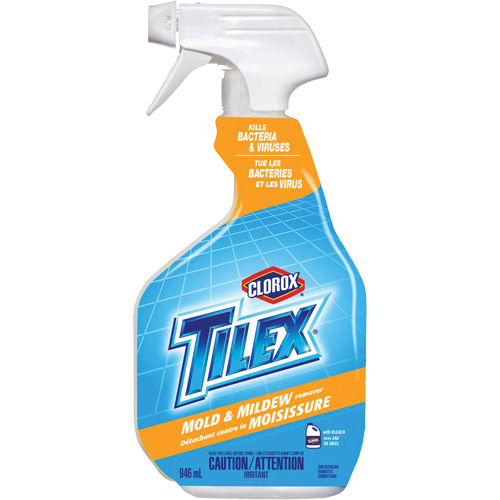 Nettoyant antimoisissures avec eau de Javel Plus Tilex, 946 ml, Bouteille &agrave; g&acirc;chette Trail Hammer and Bolt