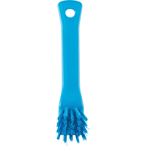 Brush with Scraping Edge, Stiff Bristles, 6" Long, Blue Trail Hammer and Bolt