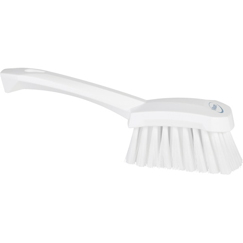 Brosse &agrave; r&eacute;curer avec manche court, Soies Doux, Longueur de 10-1/2", Blanc Trail Hammer and Bolt