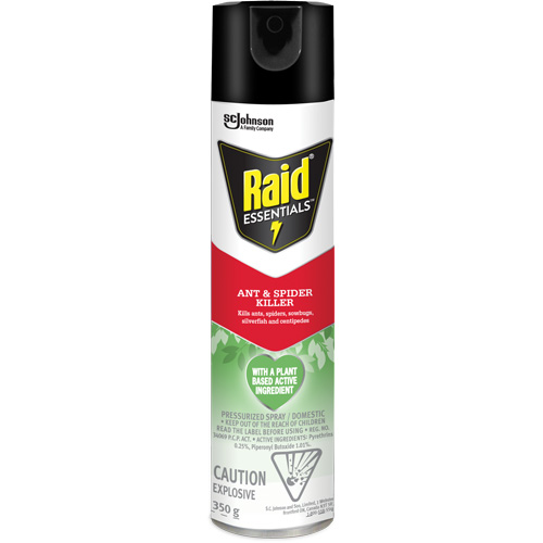 Raid&reg; Essentials Ant & Spider Killer, 350 g, Aerosol Can Trail Hammer and Bolt