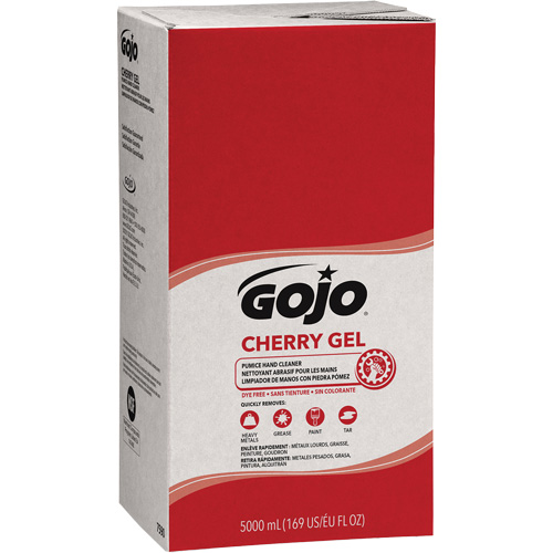 Nettoyant &agrave; mains pour distributeur Pro TDX, Gel/Pierre ponce, 5000 ml, Recharge, Cerise Trail Hammer and Bolt