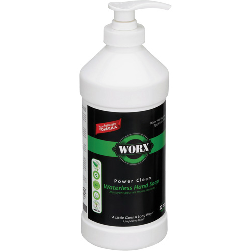 Savon pour les mains sans eau Power Clean, Liquide, 945 ml, Sans parfum Trail Hammer and Bolt
