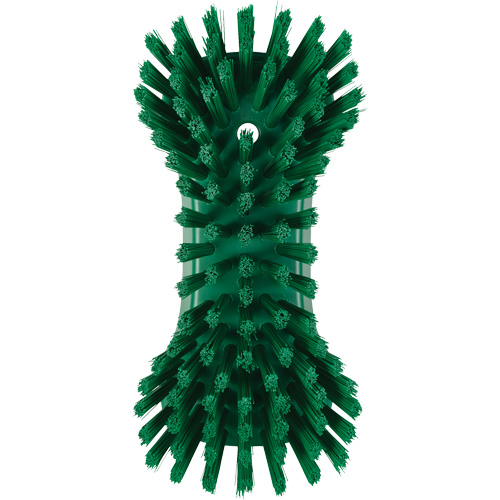 Hand Brush, Extra Stiff Bristles, 9-1/10" Long, Green Trail Hammer and Bolt