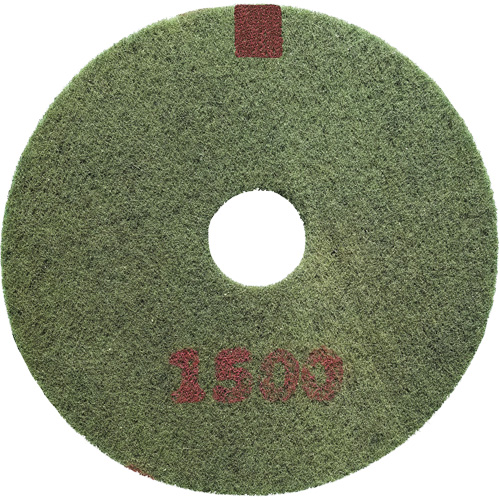 1500 Grit Floor Pad, 20", Scrubbing/Stripping, Red Trail Hammer and Bolt