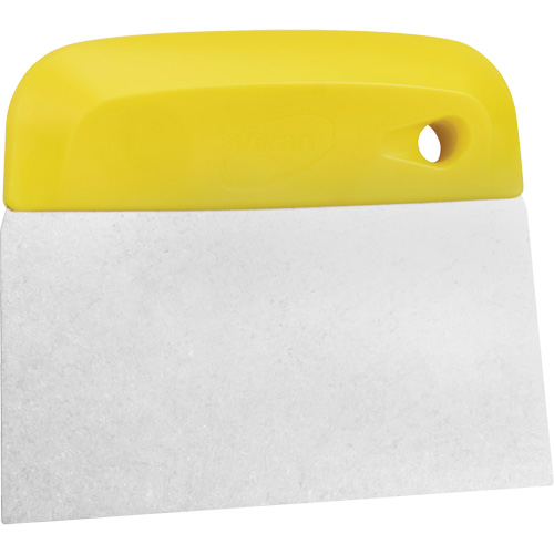 Flexible Stainless Steel Dough Cutter/Scraper, Yellow, 4-1/2" W x 5-3/4" L Trail Hammer and Bolt
