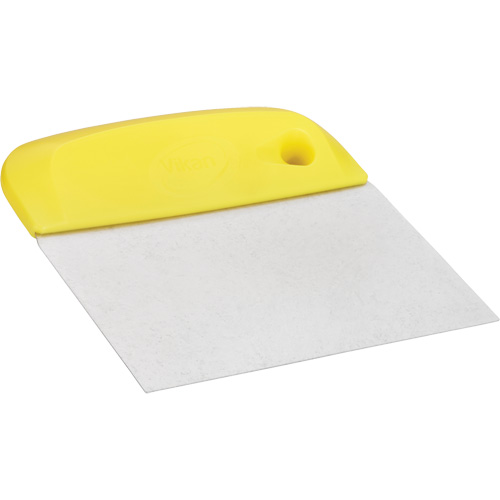 Flexible Stainless Steel Dough Cutter/Scraper, Yellow, 4-1/2" W x 5-3/4" L Trail Hammer and Bolt