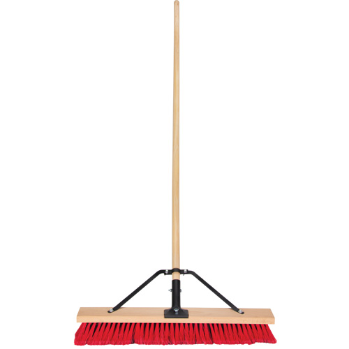 Balai-brosse &agrave; manche renforc&eacute;, 24", Moyen, Soies PVC Trail Hammer and Bolt