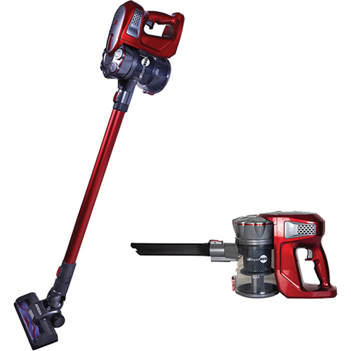 Rapid Red Cordless Stick Vacuum, Dry, 0.5 US Gal. (1.89 Litres) Trail Hammer and Bolt