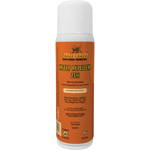 Insect Repellent, 25% DEET, Aerosol, 170 g Trail Hammer and Bolt