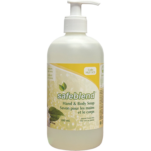 Savon pour les mains et le corps au th&eacute; vert et jasmin, Liquide, 500 ml, Parfum&eacute; Trail Hammer and Bolt