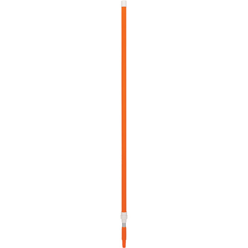 Handle, Broom/Brush/Dust Mop/Pad Holder/Scraper/Squeegee/Wet Mop, Orange, Telescopic, 62" - 109-2/5" L Trail Hammer and Bolt