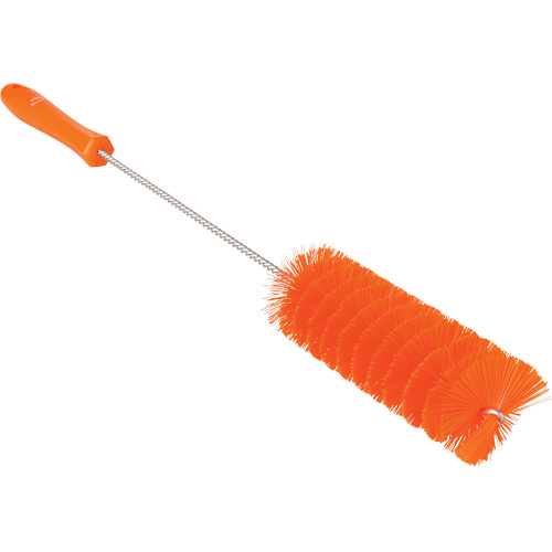 Tube Brush, Medium Bristles, 19-7/10" Long, Orange Trail Hammer and Bolt