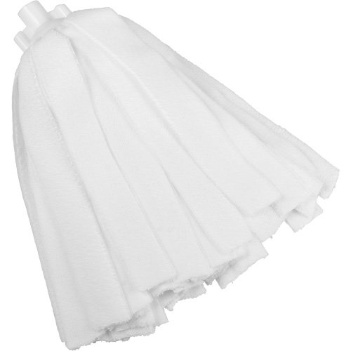 Socket Mop, White, Microfibre, Cut Style Trail Hammer and Bolt