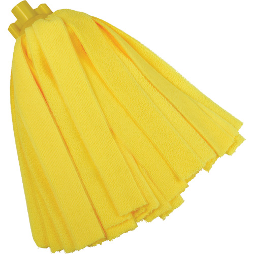 Socket Mop, Yellow, Microfibre, Cut Style Trail Hammer and Bolt