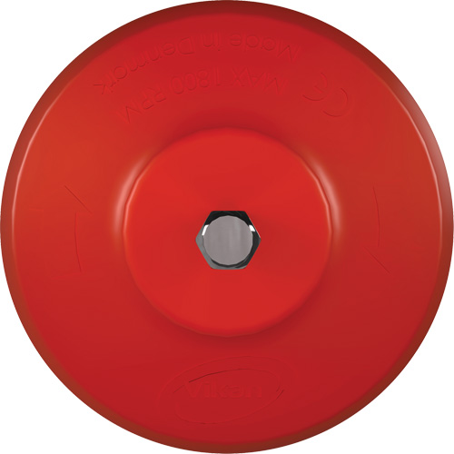 HyDrive Round Drill Brush, Extra Stiff Bristles, 3-1/10" Long, Red Trail Hammer and Bolt