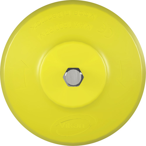 HyDrive Round Drill Brush, Extra Stiff Bristles, 3-1/10" Long, Yellow Trail Hammer and Bolt