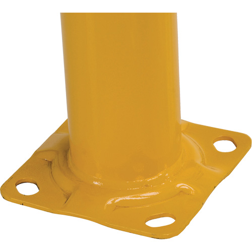 High Profile Machinery Guards, 4' W x 3.5' H, Yellow Trail Hammer and Bolt