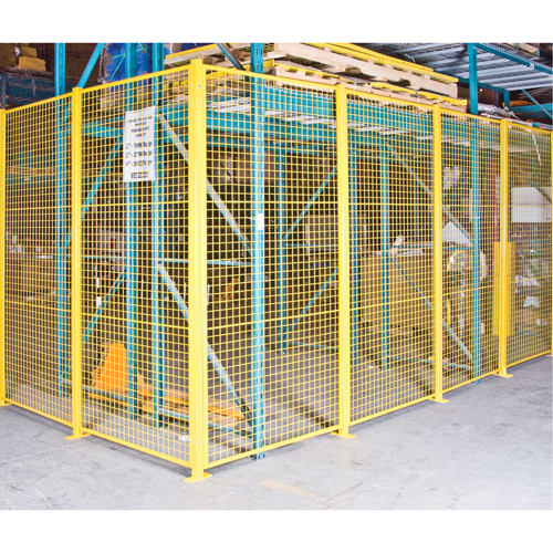 Wire Mesh Partition Components - Universal Posts, 10-1/4' H Trail Hammer and Bolt