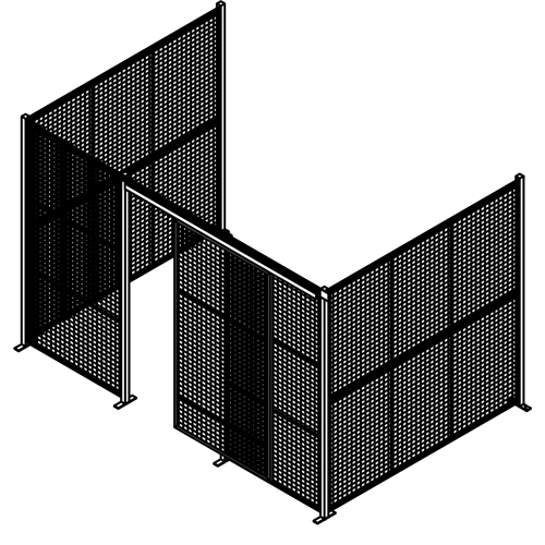 Wire Mesh Partition Kits Trail Hammer and Bolt