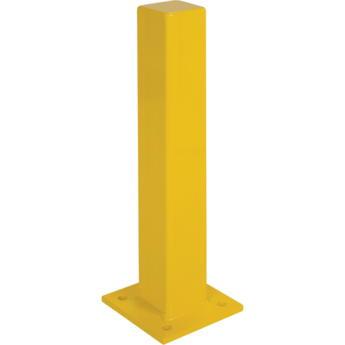 Butoirs robustes, Acier, 36" h x 4" la, Jaune Trail Hammer and Bolt