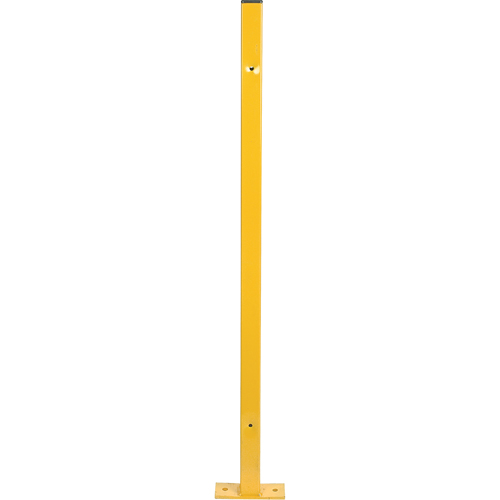 Perimeter Guards, 4.125' H x 2" W, Yellow Trail Hammer and Bolt