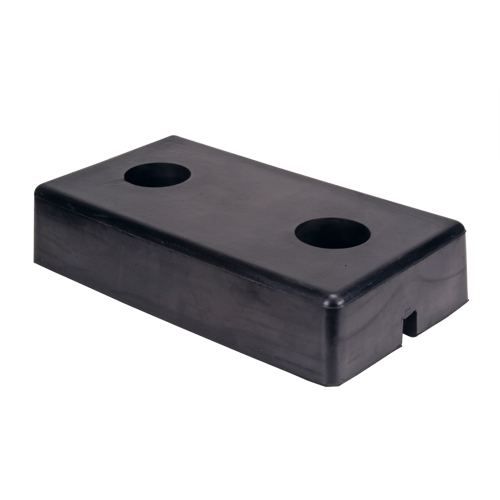 Butoirs moul&eacute;s pour quai, Caoutchouc, 18" la x 4" p x 10" h Trail Hammer and Bolt