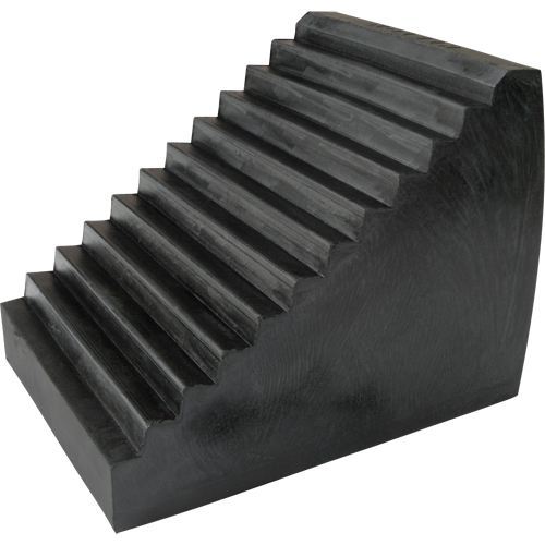 Cale de roue, 9-1/2" x 6-1/2" x 7-1/2", Noir Trail Hammer and Bolt