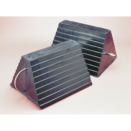 Cale de roue, 9" x 8" x 6", Noir Trail Hammer and Bolt
