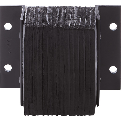 Butoirs de quai lamell&eacute;s, Horizontal, Caoutchouc, 18" la x 4" p x 12" h Trail Hammer and Bolt