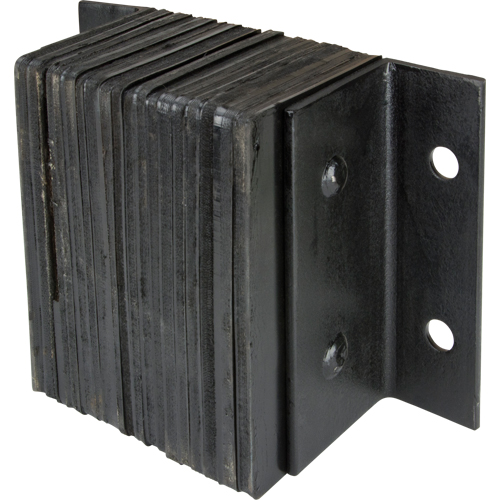 Butoirs de quai lamell&eacute;s, Horizontal, Caoutchouc, 12" la x 6" p x 10" h Trail Hammer and Bolt