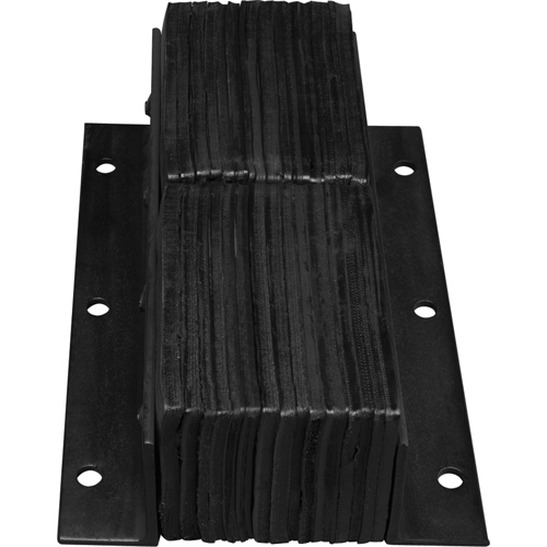 Butoirs de quai lamell&eacute;s, Vertical, Caoutchouc, 11" la x 6" p x 24" h Trail Hammer and Bolt